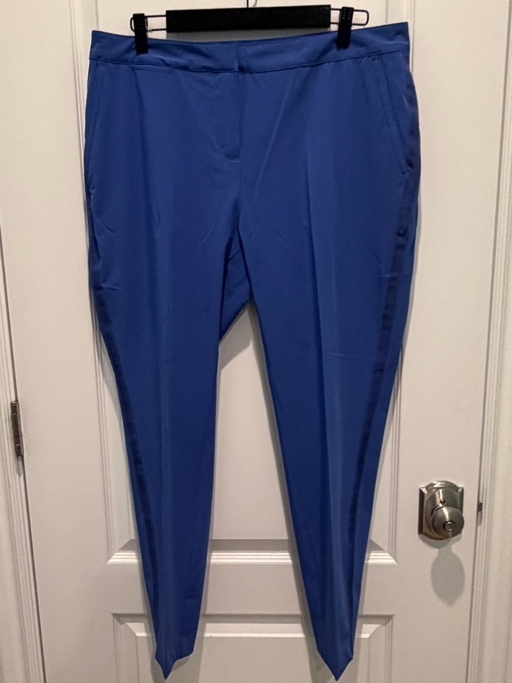 Vineyard Vines Women's Performance Golf Pants Navy Blue Side Stripes Size 12